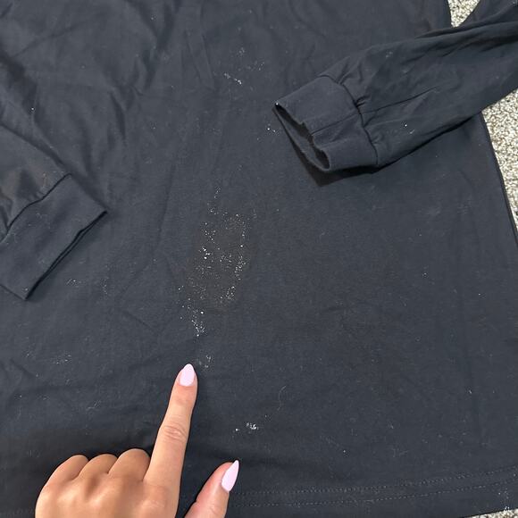 RVCA Men's Facets Long Sleeve T-Shirt Size M In Black - Picture 5 of 14